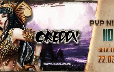 Creddy PVP-Nirvana | 110 | EU&CH | LONG TERM | NEW EVENTS | NEW FEATURES | 13 YEARS | G.O. 22.03.2024